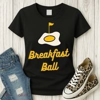 Breakfast Ball Mulligan Golf funny sport lovers Women's T-Shirt thumb 3