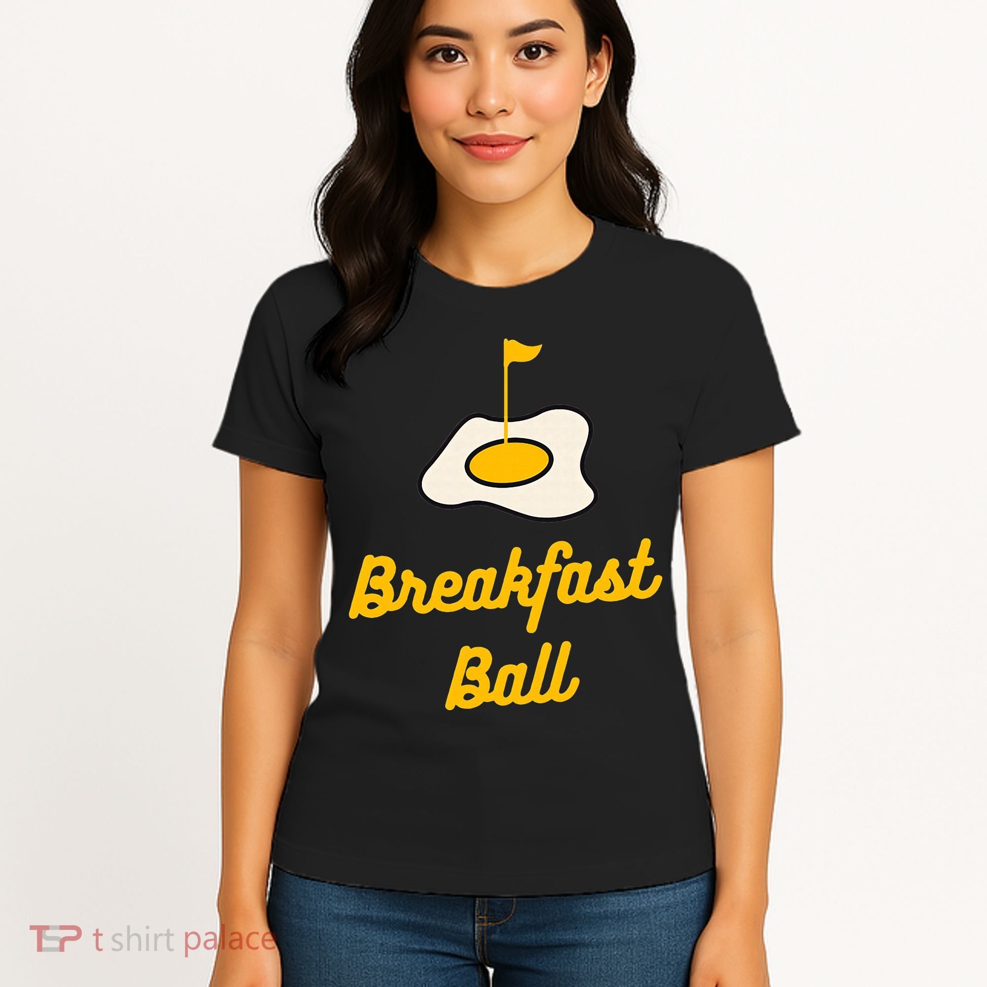 Breakfast Ball Mulligan Golf funny sport lovers Women's T-Shirt