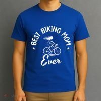 Best Biking Mom Ever Mtb Mountain Bike Cycling Cyclist Funny Gift T-Shirt thumb 3