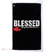 Blessed Beyond Measure Golf Towel thumb 0