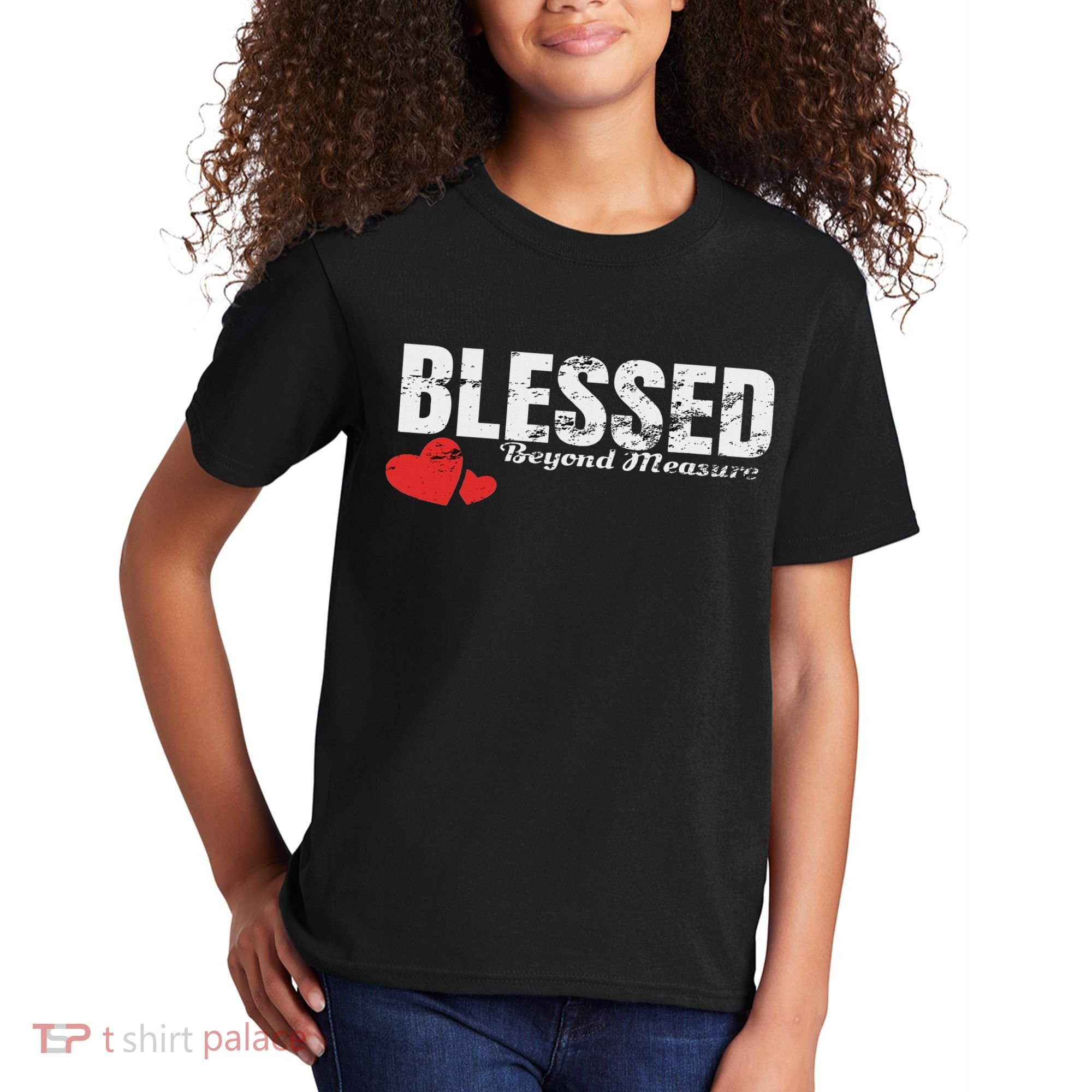 Blessed Beyond Measure Kids T-Shirt