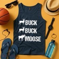Buck Buck Moose Funny Moose Buck Hunting Tank Top thumb 4