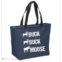 Buck Buck Moose Funny Moose Buck Hunting Tote Bag thumb 2