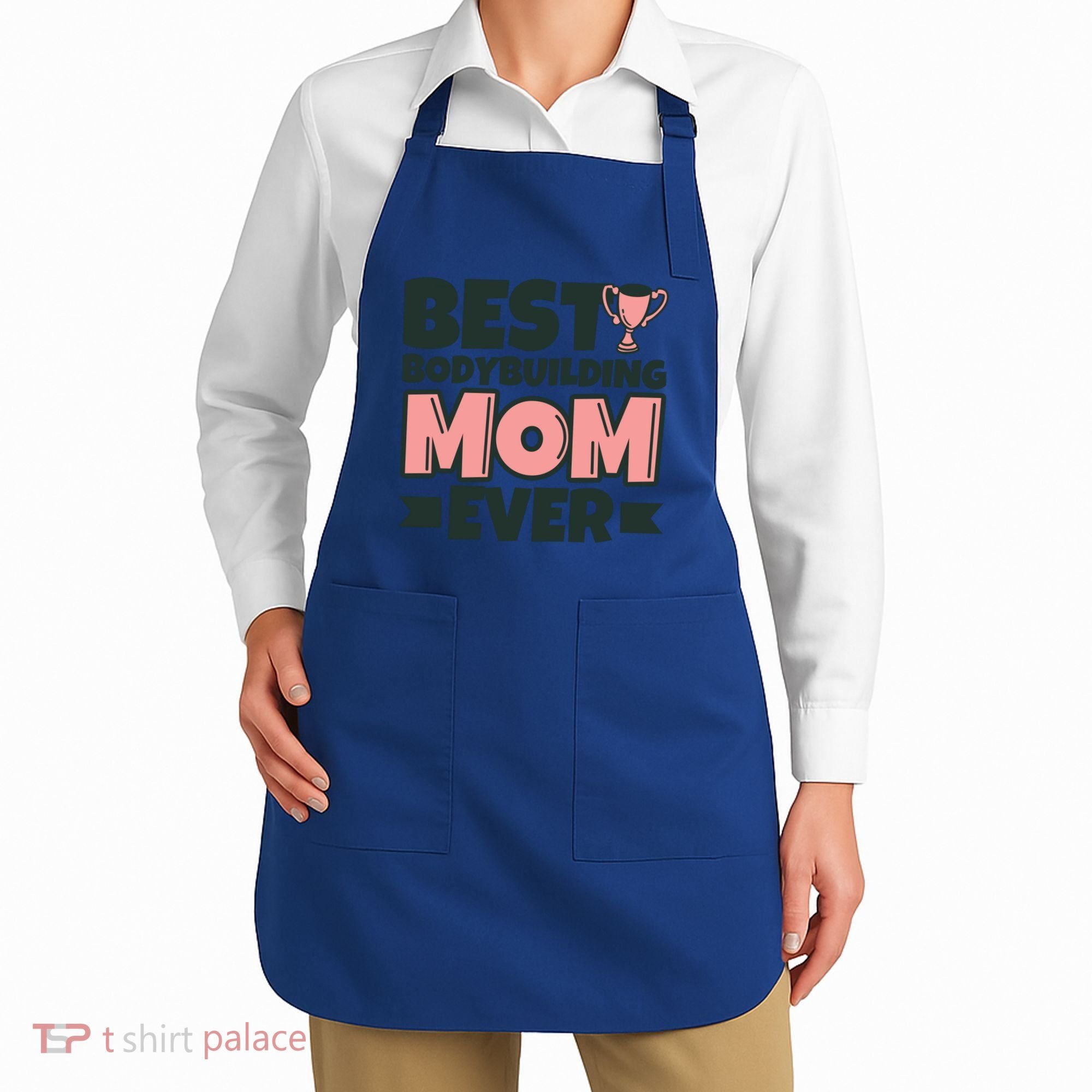 Best Bodybuilding Mom Ever Mother Funny Gift Apron