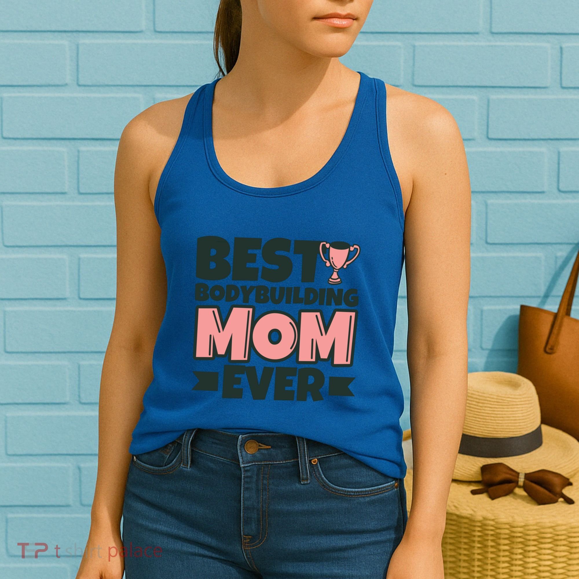 Best Bodybuilding Mom Ever Mother Funny Gift Women's Tank Top