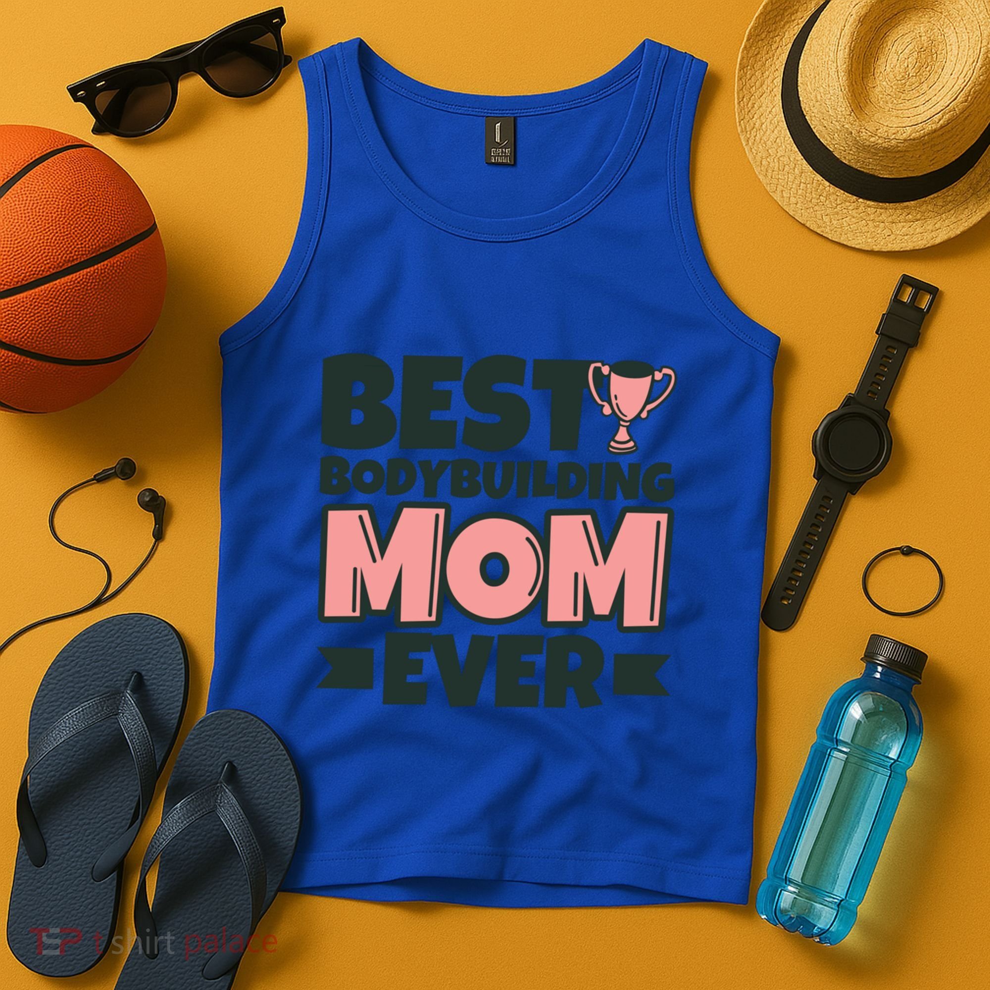 Best Bodybuilding Mom Ever Mother Funny Gift Tank Top