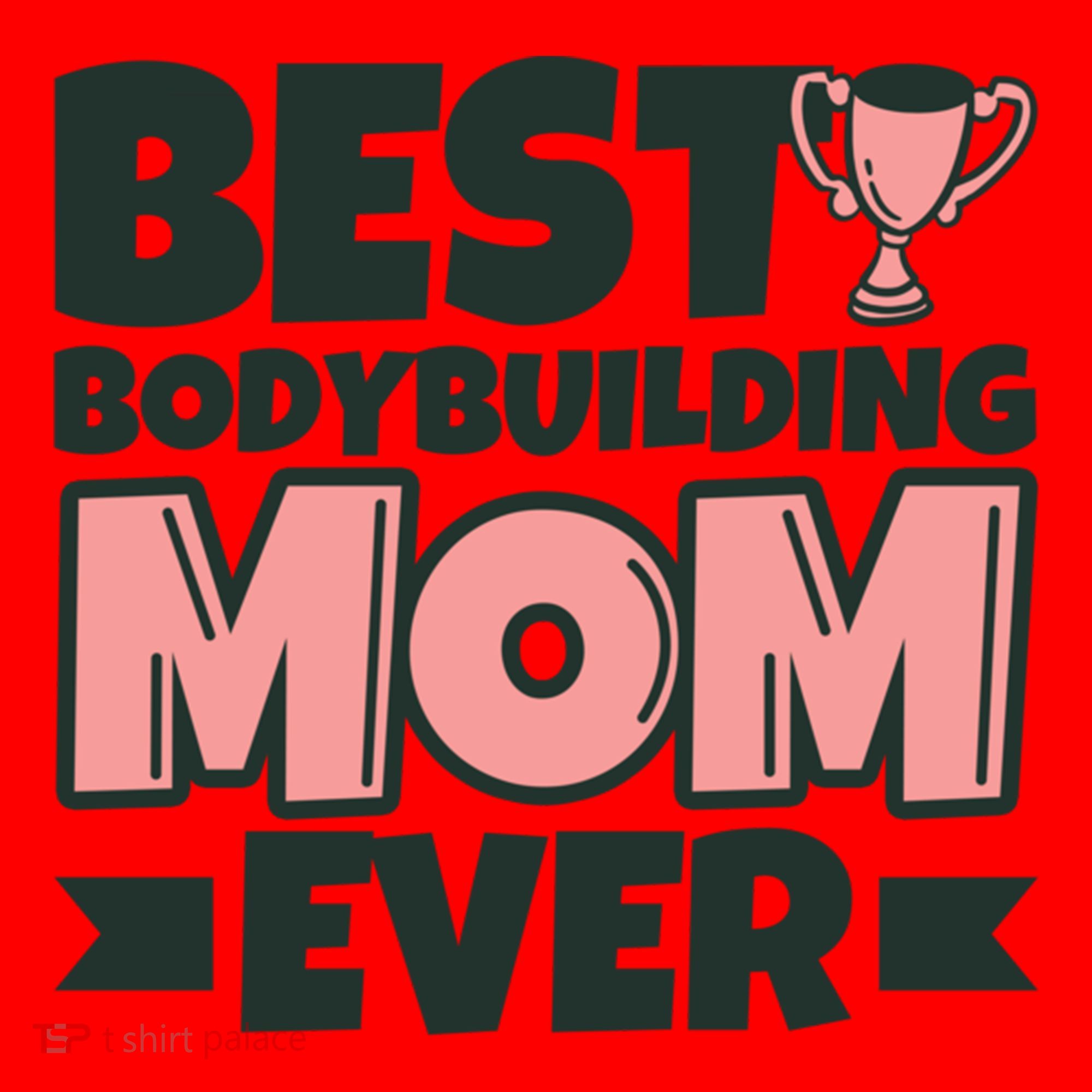 Best Bodybuilding Mom Ever Mother Funny Gift Santa Hat