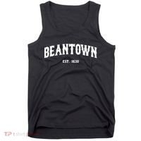 Beantown Boston Massachusetts Baked Beans New England Tank Top thumb 0