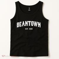 Beantown Boston Massachusetts Baked Beans New England Tank Top thumb 2
