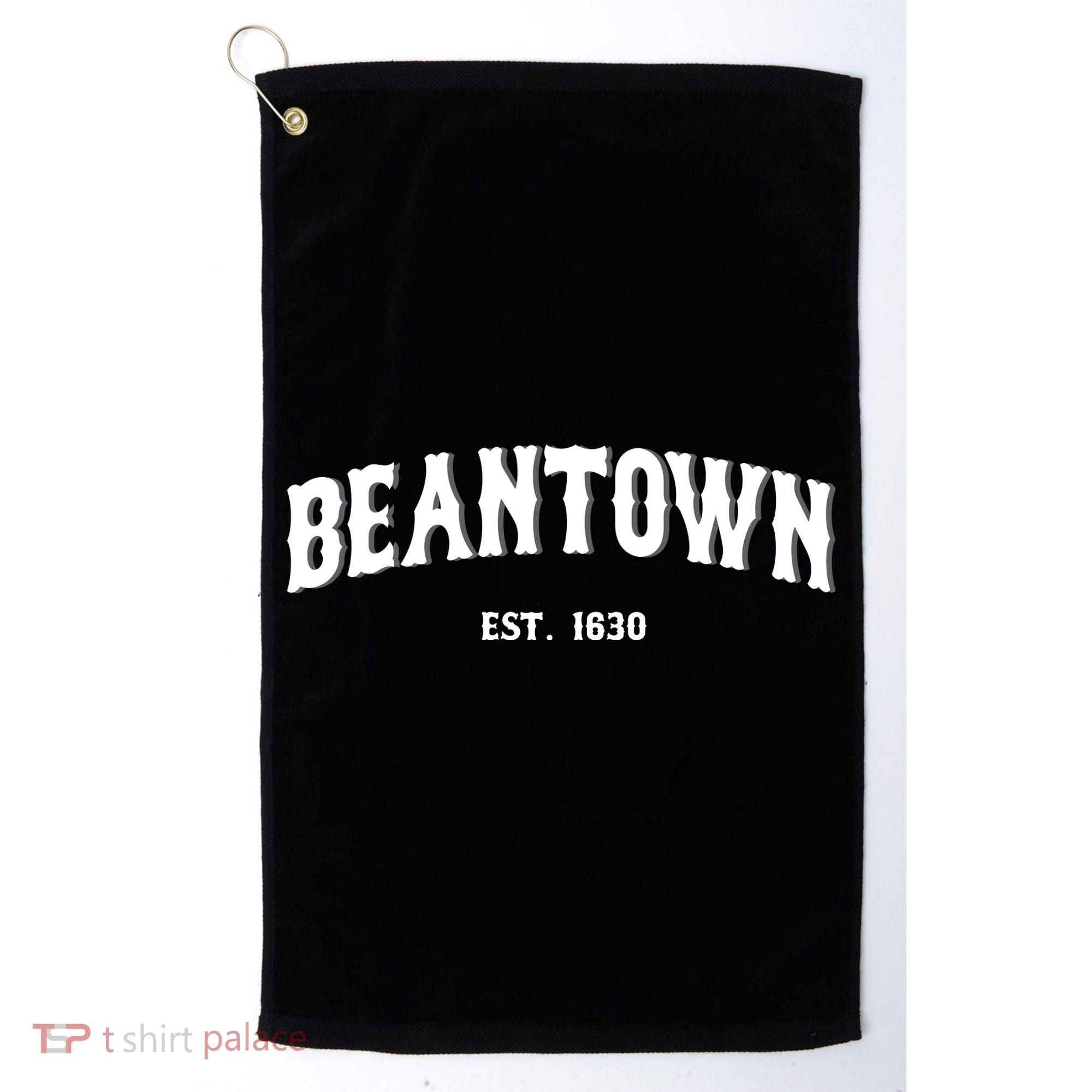 Beantown Boston Massachusetts Baked Beans New England Golf Towel