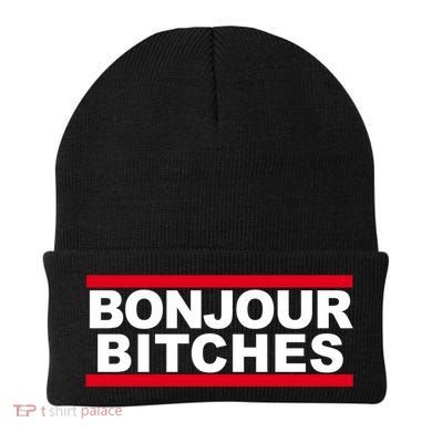 Bonjour Bitches Meaningful Gift Beanie