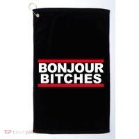 Bonjour Bitches Meaningful Gift Golf Towel thumb 0