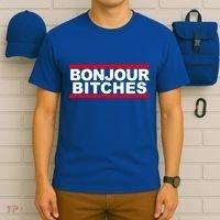 Bonjour Bitches Meaningful Gift T-Shirt thumb 6
