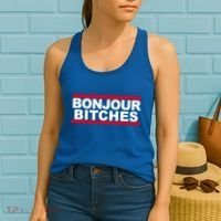 Bonjour Bitches Meaningful Gift Women's Tank Top thumb 2