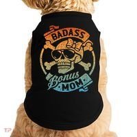 Badass Bonus Mom Stepmom Stepmother MotherS Day Doggie Tank thumb 0
