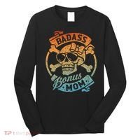 Badass Bonus Mom Stepmom Stepmother MotherS Day Long Sleeve Shirt thumb 0