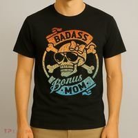 Badass Bonus Mom Stepmom Stepmother MotherS Day T-Shirt thumb 3