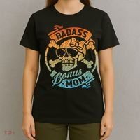 Badass Bonus Mom Stepmom Stepmother MotherS Day T-Shirt thumb 4