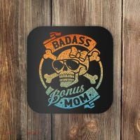 Badass Bonus Mom Stepmom Stepmother MotherS Day Coaster thumb 0