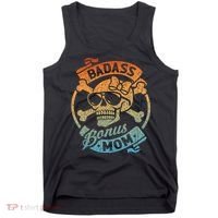 Badass Bonus Mom Stepmom Stepmother MotherS Day Tank Top thumb 0