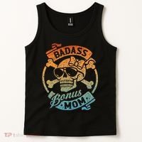 Badass Bonus Mom Stepmom Stepmother MotherS Day Tank Top thumb 2