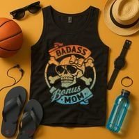 Badass Bonus Mom Stepmom Stepmother MotherS Day Tank Top thumb 4