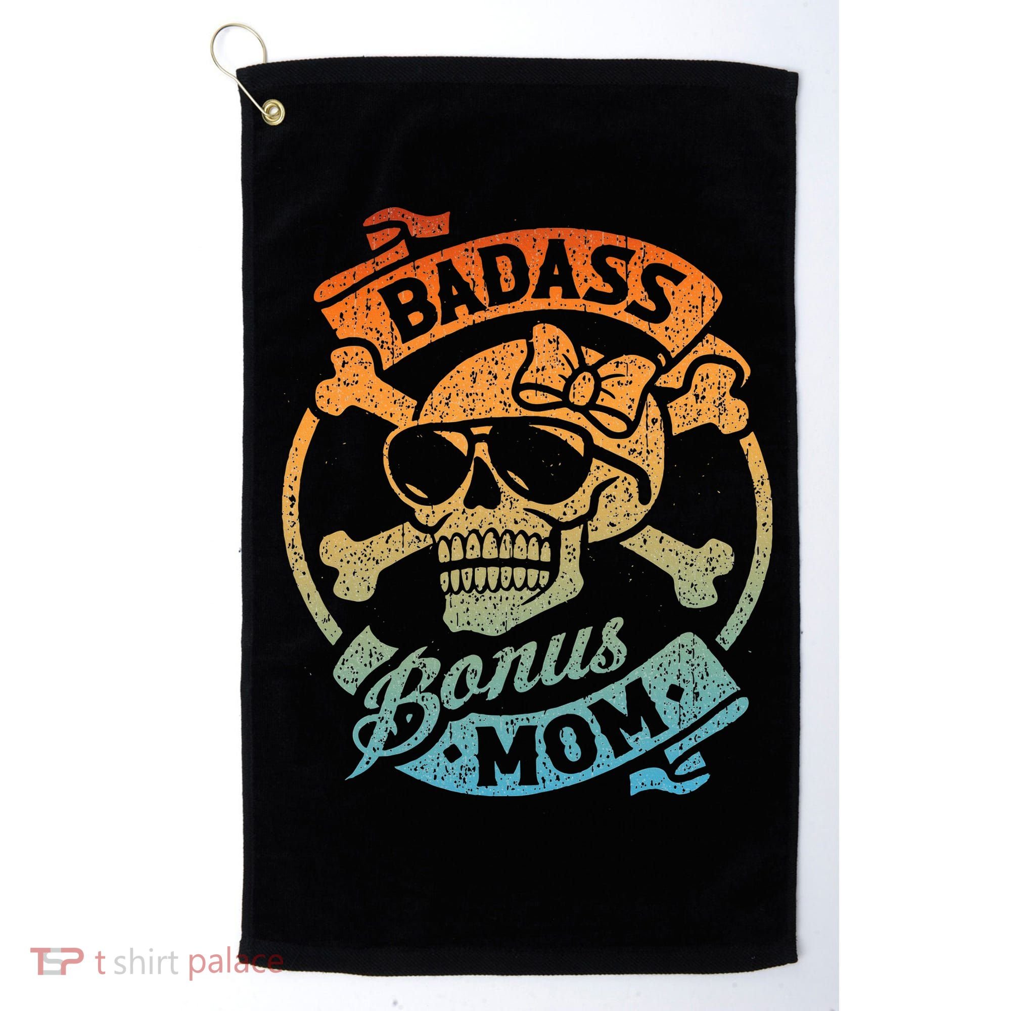 Badass Bonus Mom Stepmom Stepmother MotherS Day Golf Towel