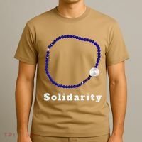 Blue Bracelet Movement Solidarity Trend Women Rights 4b T-Shirt thumb 3