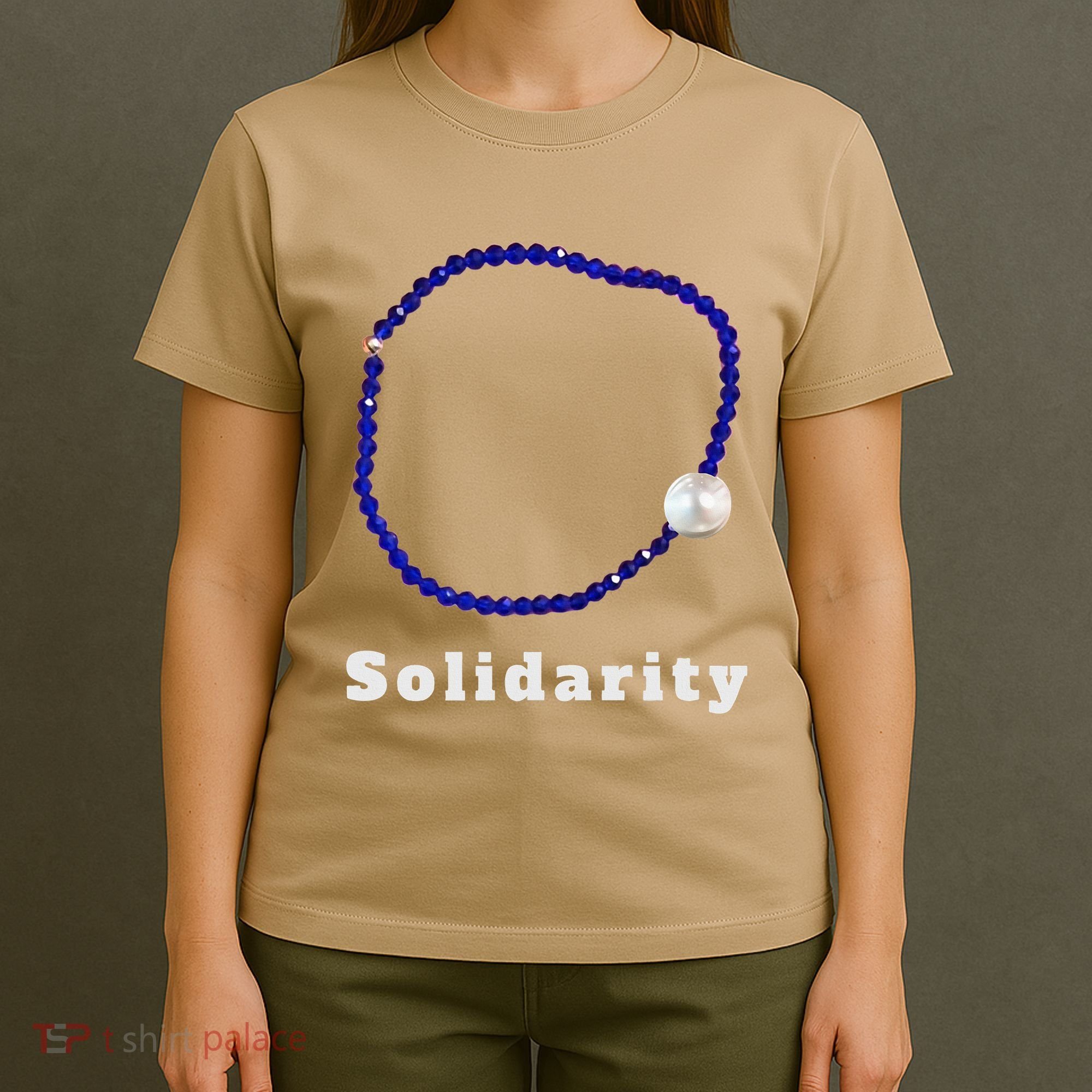 Blue Bracelet Movement Solidarity Trend Women Rights 4b T-Shirt