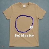 Blue Bracelet Movement Solidarity Trend Women Rights 4b T-Shirt thumb 5