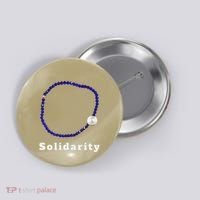 Blue Bracelet Movement Solidarity Trend Women Rights 4b Button thumb 0