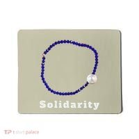 Blue Bracelet Movement Solidarity Trend Women Rights 4b Mousepad thumb 0