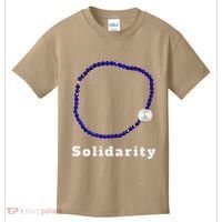 Blue Bracelet Movement Solidarity Trend Women Rights 4b Kids T-Shirt thumb 0