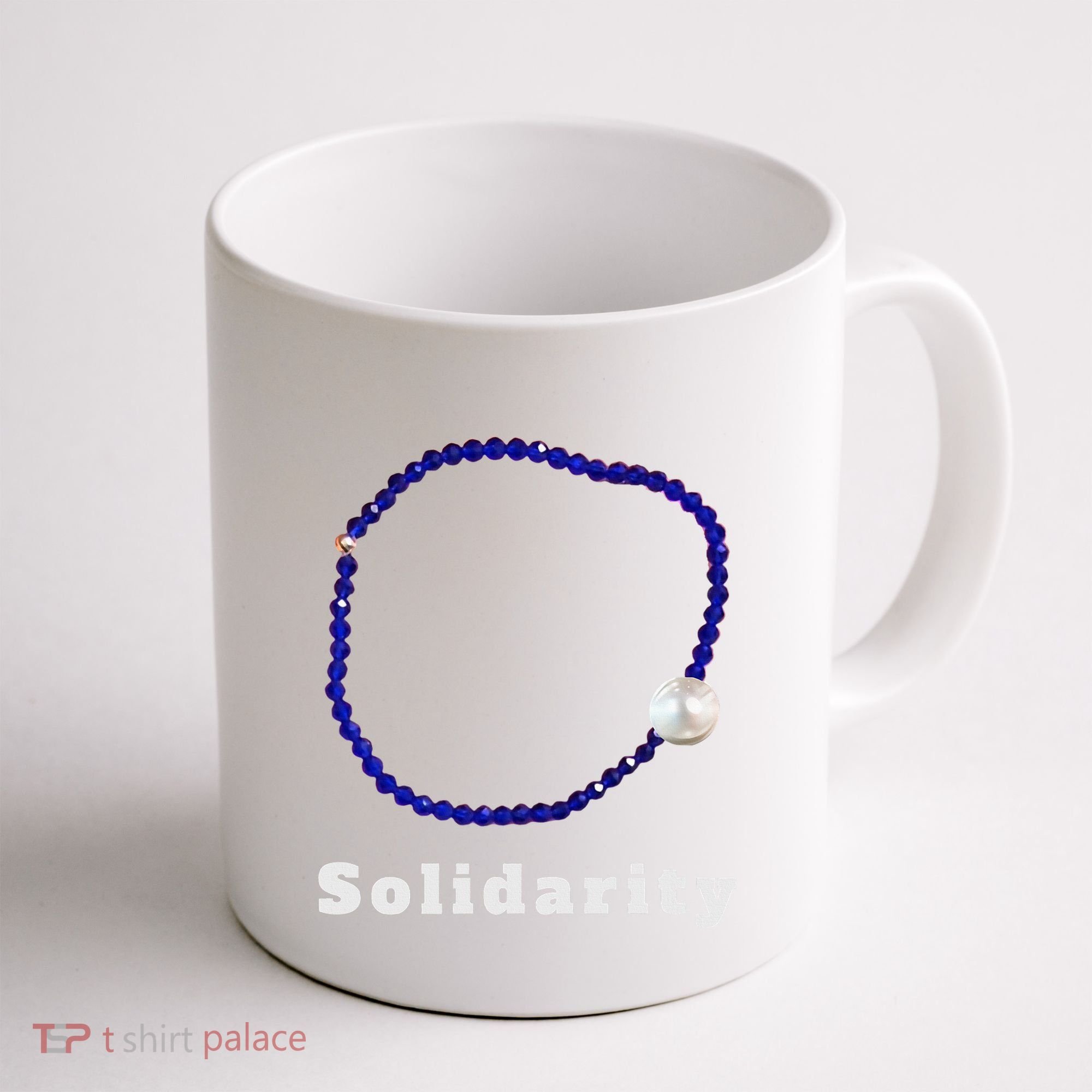 Blue Bracelet Movement Solidarity Trend Women Rights 4b Coffee Mug