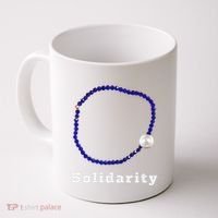 Blue Bracelet Movement Solidarity Trend Women Rights 4b Coffee Mug thumb 0
