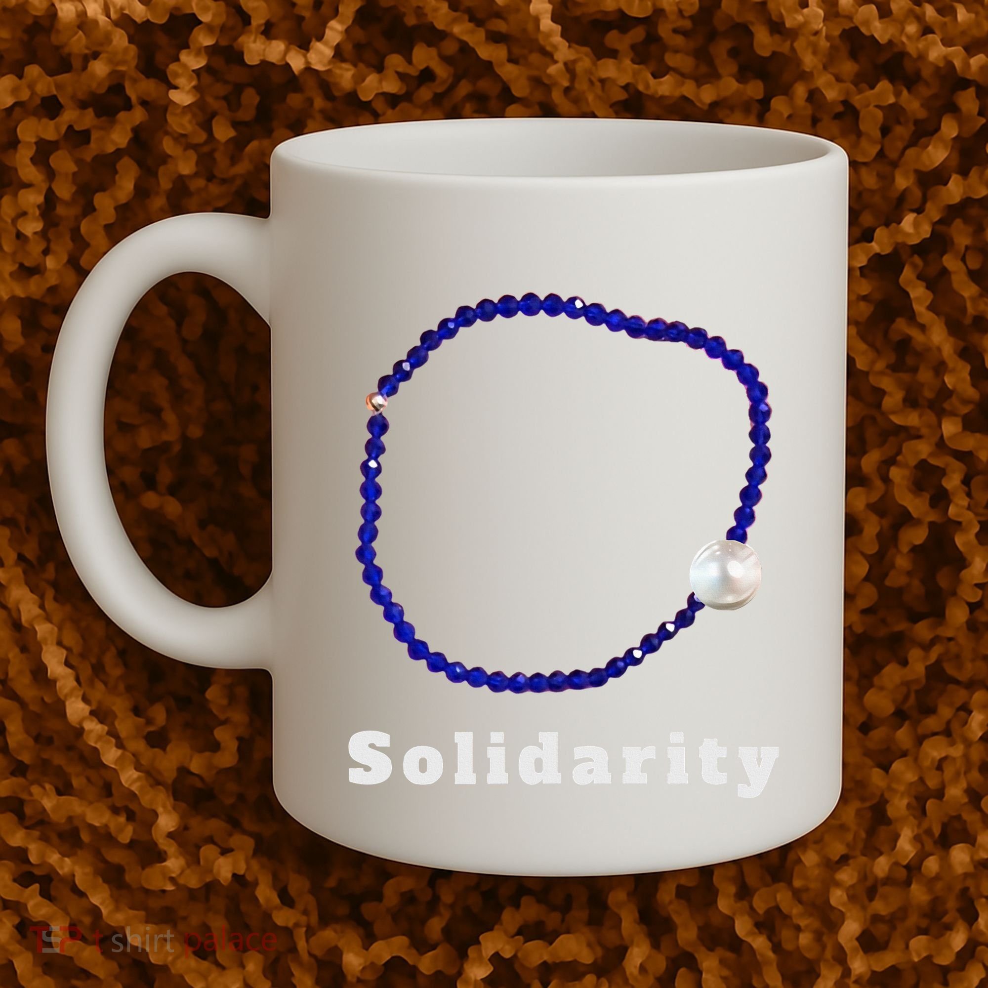 Blue Bracelet Movement Solidarity Trend Women Rights 4b Coffee Mug