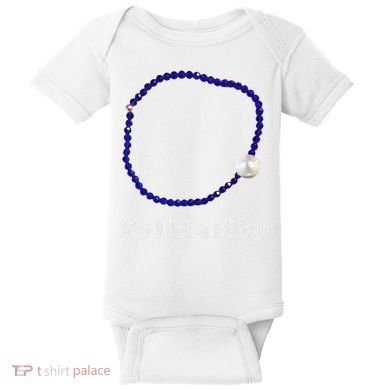 Blue Bracelet Movement Solidarity Trend Women Rights 4b Baby Bodysuit
