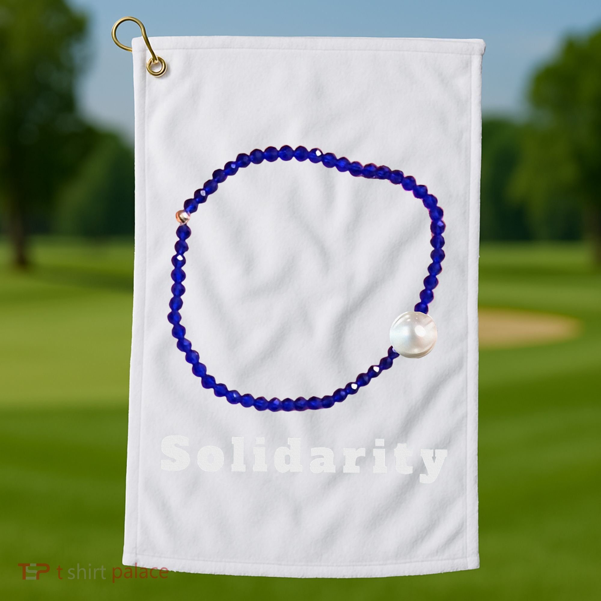 Blue Bracelet Movement Solidarity Trend Women Rights 4b Golf Towel