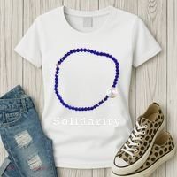Blue Bracelet Movement Solidarity Trend Women Rights 4b Women's T-Shirt thumb 3