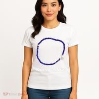 Blue Bracelet Movement Solidarity Trend Women Rights 4b Women's T-Shirt thumb 4