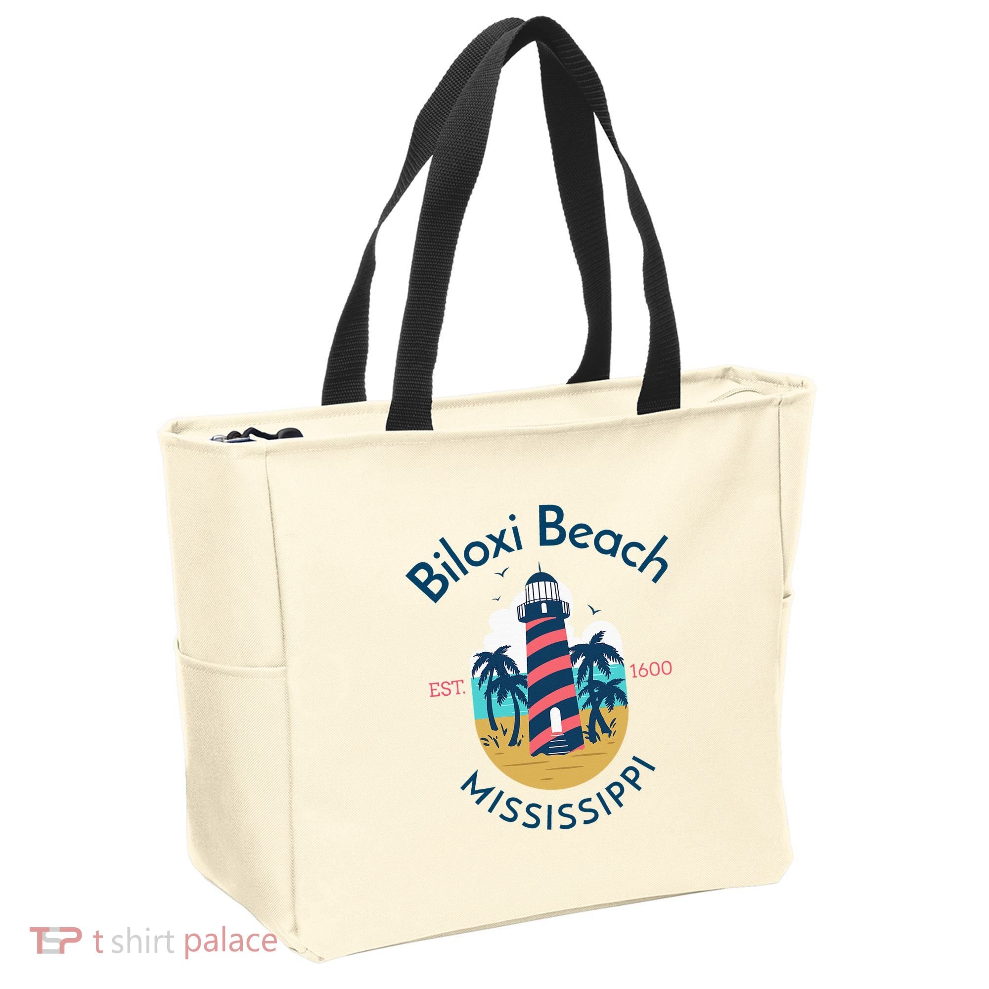 Biloxi Beach Mississippi Tote Bag