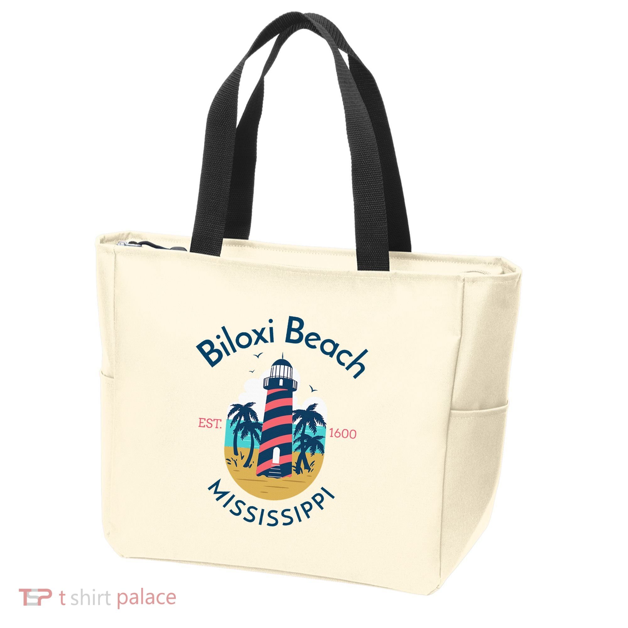 Biloxi Beach Mississippi Tote Bag