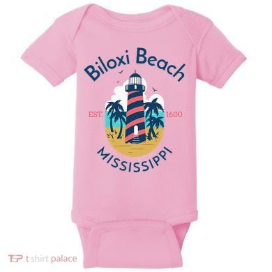 Biloxi Beach Mississippi Baby Bodysuit