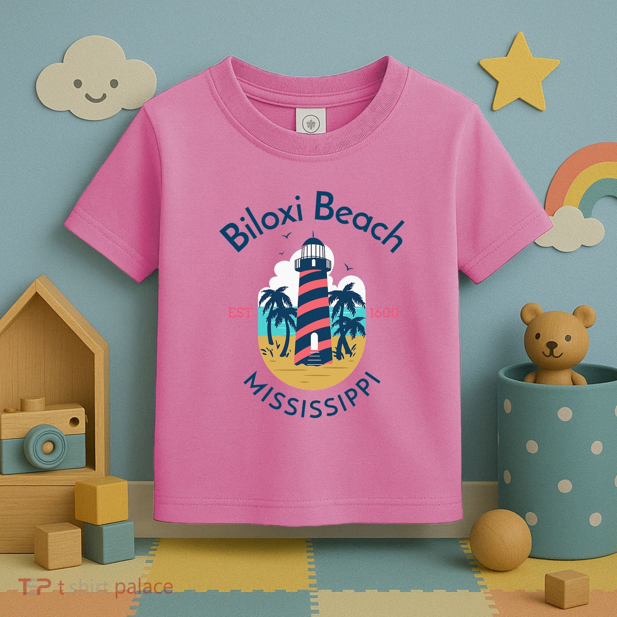 Biloxi Beach Mississippi Toddler T-Shirt