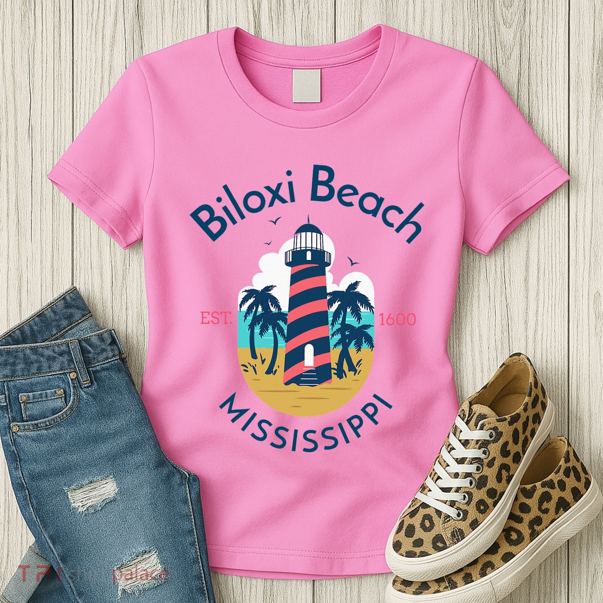 Biloxi Beach Mississippi Women's T-Shirt