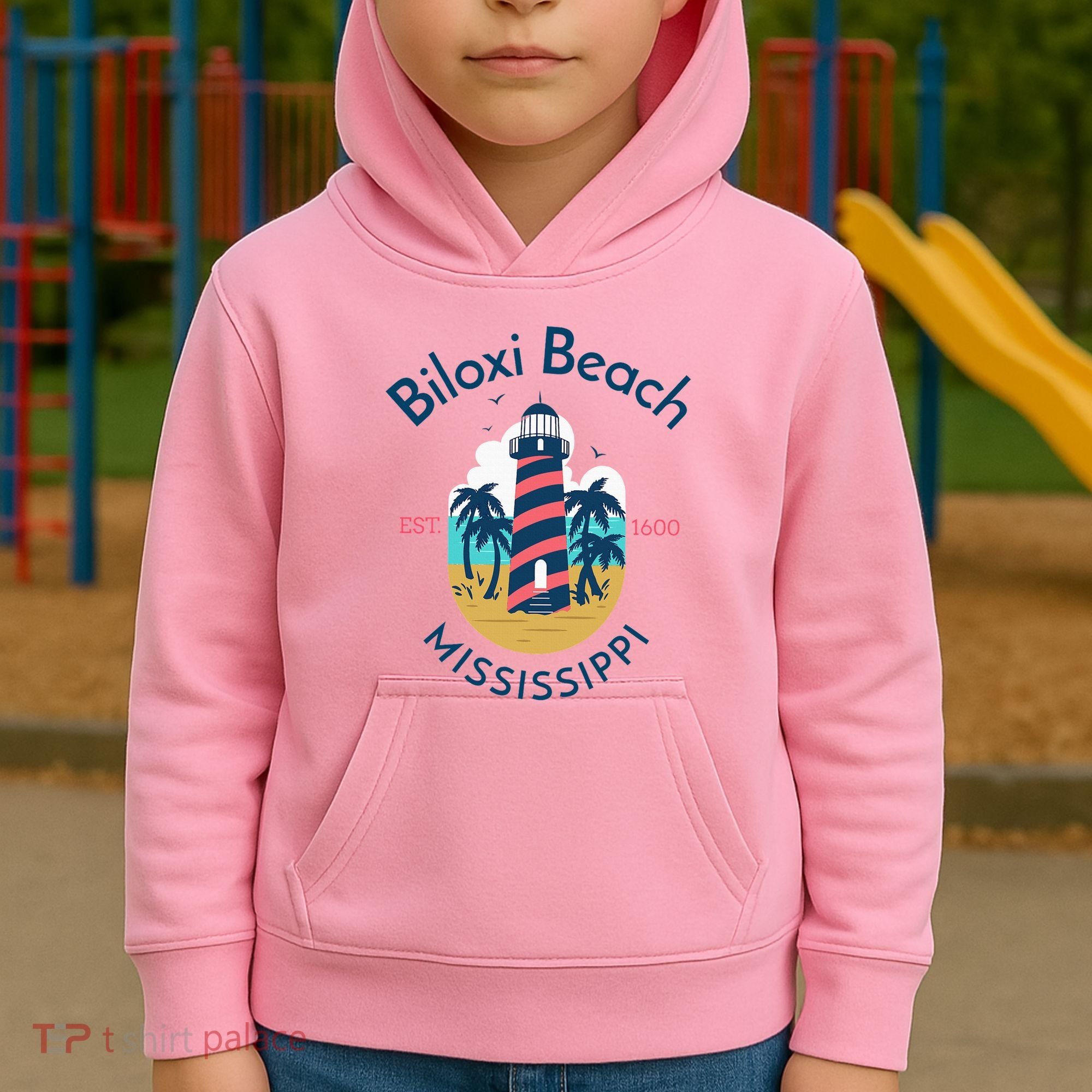 Biloxi Beach Mississippi Kids Hoodie