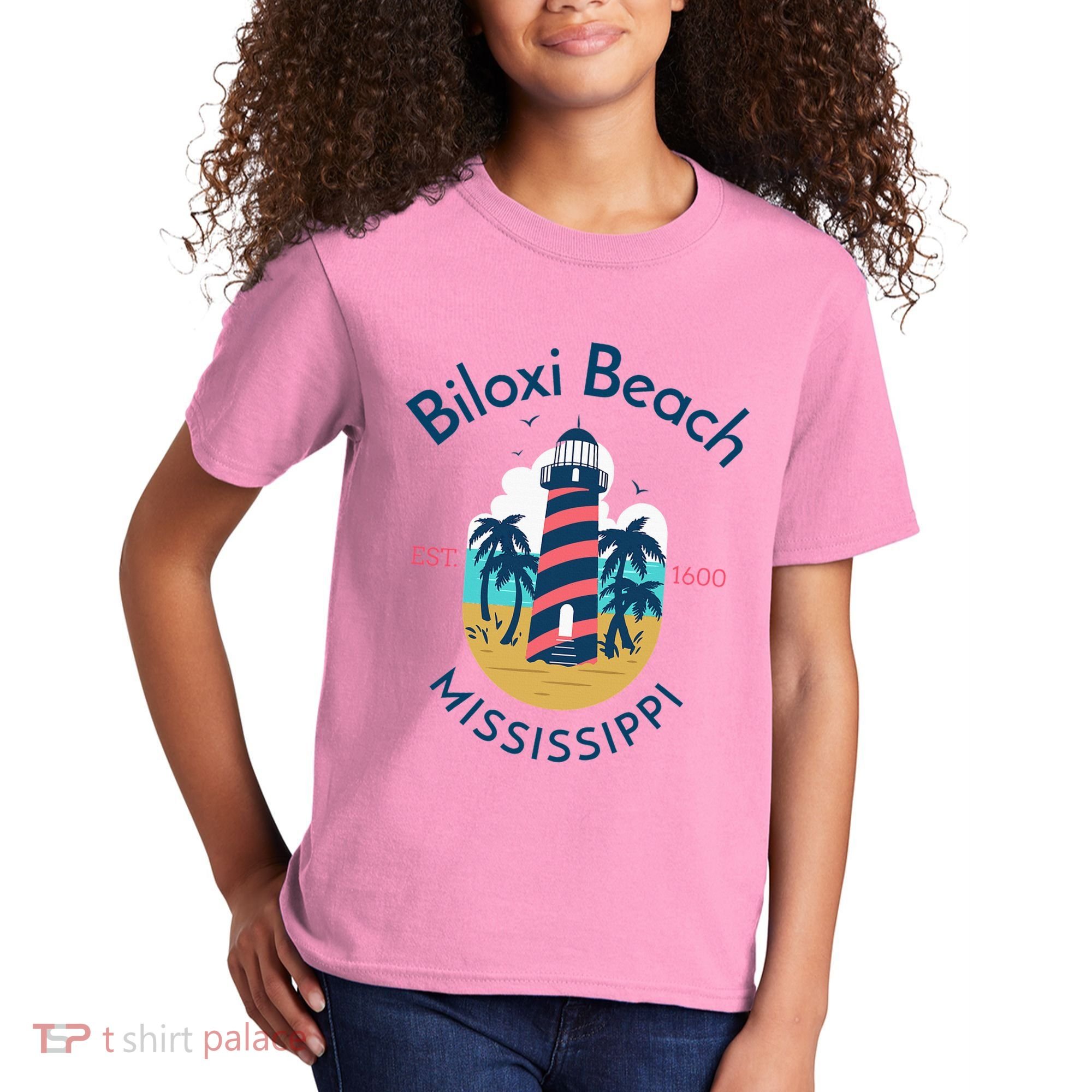 Biloxi Beach Mississippi Kids T-Shirt