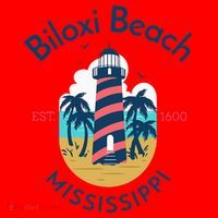 Biloxi Beach Mississippi Santa Hat thumb 1