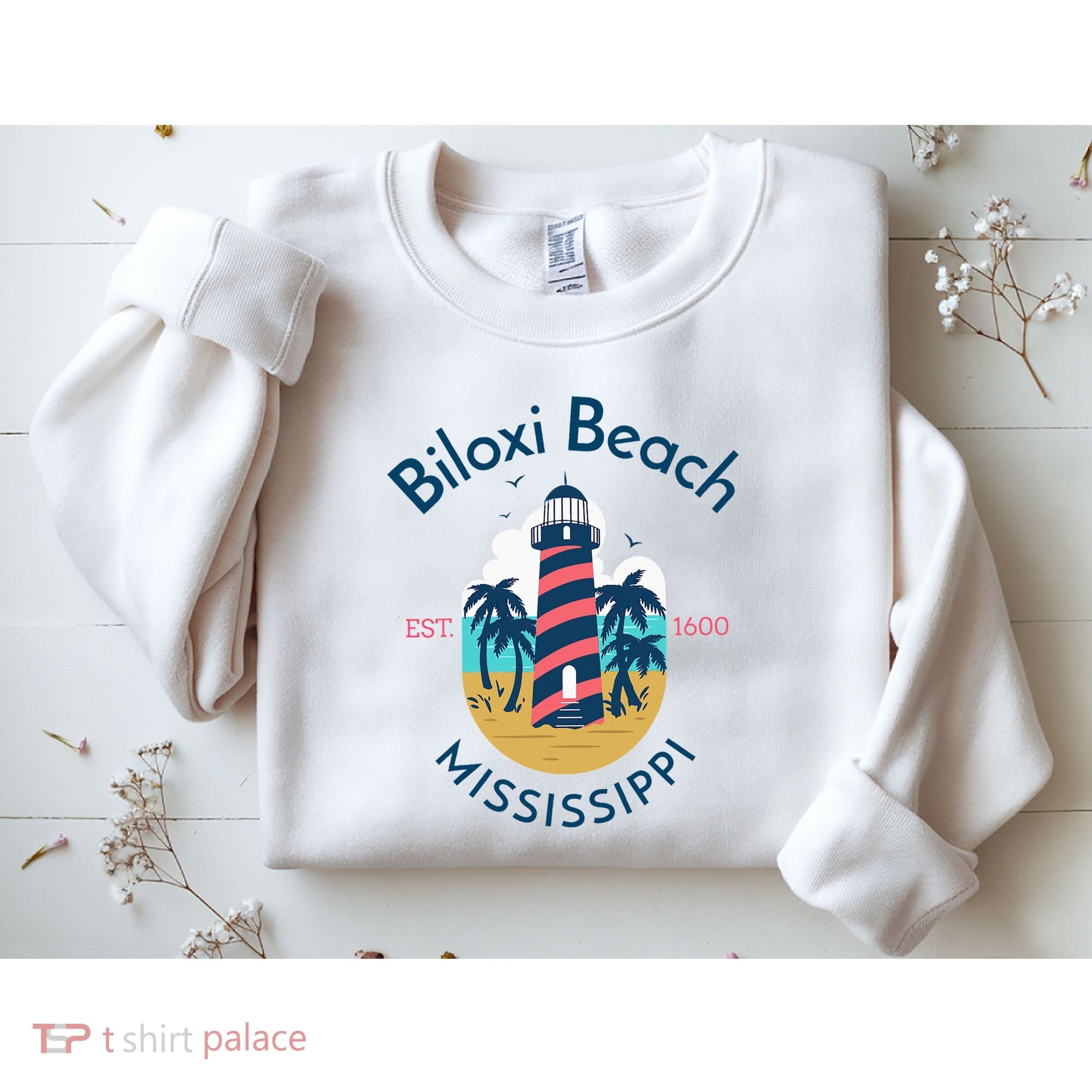 Biloxi Beach Mississippi Sweatshirt