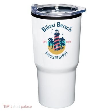 Biloxi Beach Mississippi Tumbler